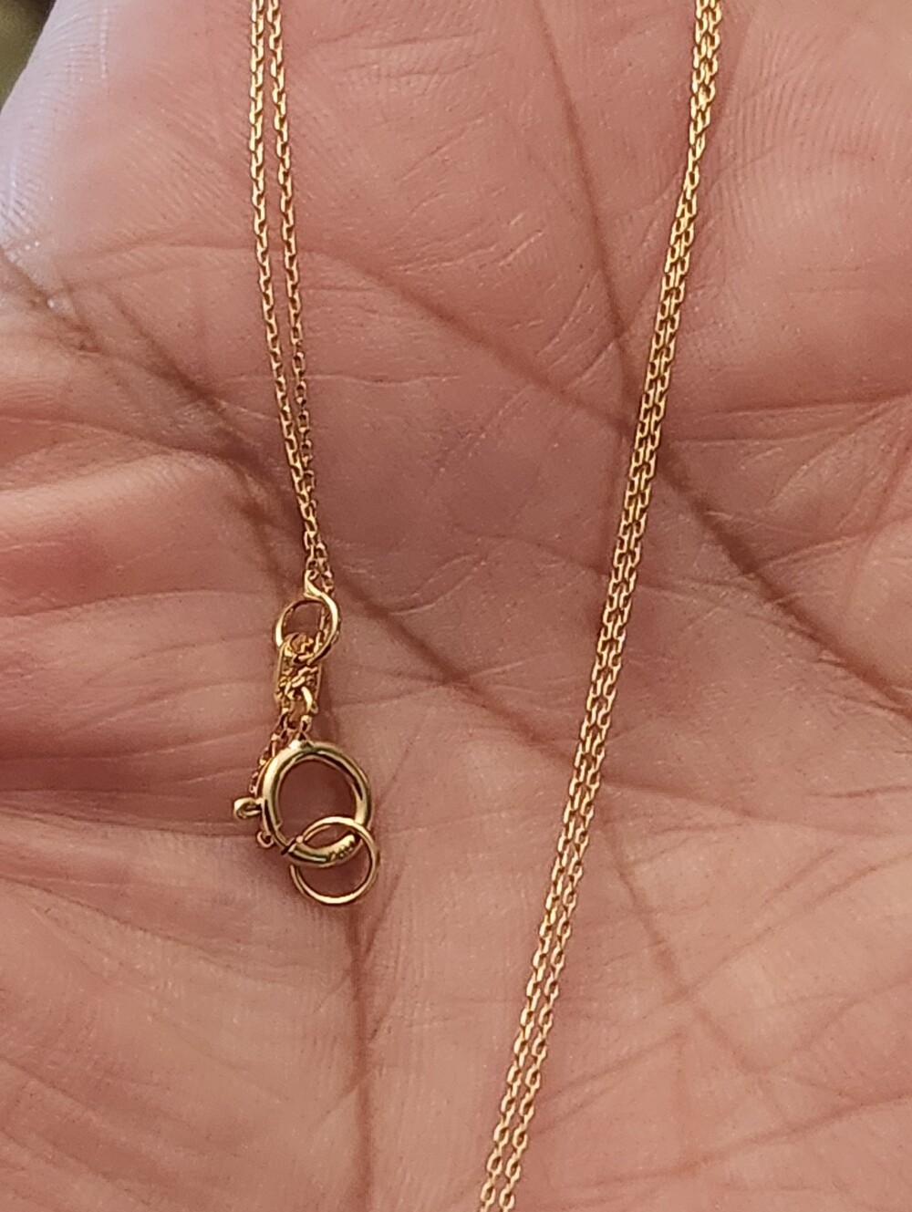 10kt Solid Yellow Gold - Gold Fish Necklace - Picture 5 of 7